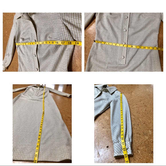 Oh hay Mary Tyler Moore! True vintage poly maxi - Picture 6 of 8